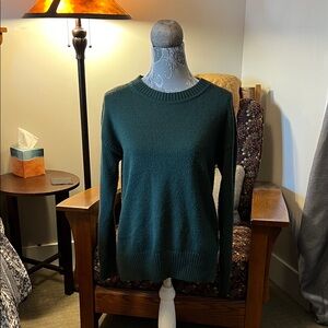 Banana Republic Forest Green Crew Neck Sweater